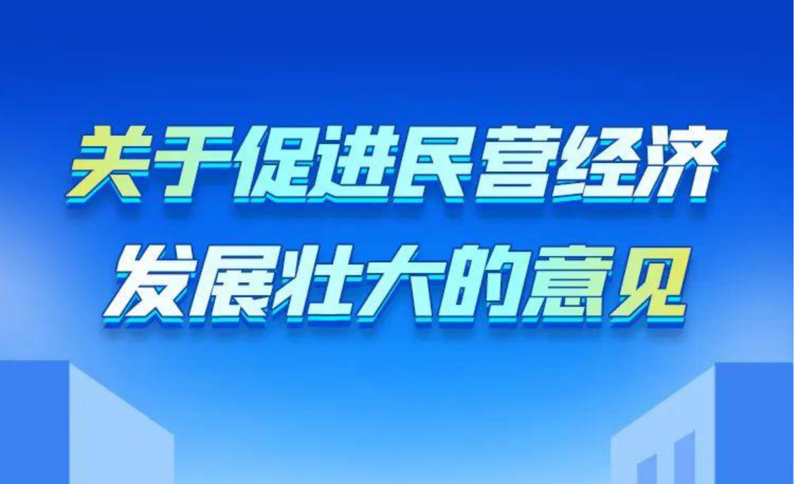 关于促进民营经济发展壮大的意见